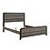 Vestavia Full Bed - Antique Gray & Dark Brown by Homelegance