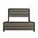 Vestavia 5pc Twin Bedroom Set  - Antique Gray & Dark Brown by Homelegance