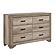Lonan 5pc Queen Bedroom Set - Natural  by Homelegance