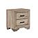 Lonan Nightstand - Natural  by Homelegance
