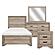 Lonan 4pc Twin Bedroom Set  - Natural  by Homelegance