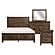 Jerrick 4pc Queen Bedroom Set  - Burnished Brown by Homelegance