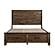 Jerrick 5pc Queen Bedroom Set - Burnished Brown by Homelegance