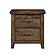 Jerrick Nightstand - Burnished Brown by Homelegance