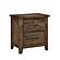 Jerrick Nightstand - Burnished Brown by Homelegance