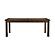 Jerrick Dining Table - Burnished Brown by Homelegance
