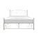 Pallina Full Platform Bed - White by Homelegance