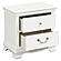 Lucida Nightstand - White  by Homelegance