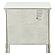 Lucida Nightstand - White  by Homelegance