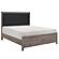 Woodrow Queen Bed - Brownish Gray & Black by Homelegance