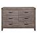 Woodrow 5pc Queen Bedroom Set - Brownish Gray & Black by Homelegance