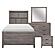 Woodrow 4Pc Twin Bedroom Set  - Brownish Gray by Homelegance