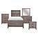 Woodrow 5pc Twin Bedroom Set  - Brownish Gray by Homelegance