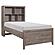 Woodrow 4pc Set Twin Wall Bed w/Toy Boxes  - Brownish Gray by Homelegance