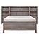 Woodrow 3pc Set Queen Wall Bed  - Brownish Gray by Homelegance