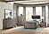 Woodrow Twin Bed - Brownish Gray & Black by Homelegance