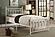 Lia Twin Platform Bed - White by Homelegance