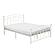 Tiana Full Platform Bed - White  by Homelegance