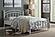 Tiana Full Platform Bed - White  by Homelegance