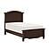 Meghan Twin Bed - Espresso  by Homelegance