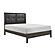 Edina Full Bed - Dark Gray & Black by Homelegance