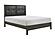 Edina Queen Bed - Dark Gray & Black by Homelegance