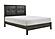 Edina 4pc Queen Bedroom Set  - Dark Gray & Black by Homelegance