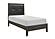 Edina 4Pc Twin Bedroom Set  - Dark Gray & Black by Homelegance