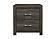 Edina 4Pc Twin Bedroom Set  - Dark Gray & Black by Homelegance