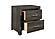 Edina 4Pc Twin Bedroom Set  - Dark Gray & Black by Homelegance
