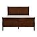Mayville Eastern King Bed - Brown Cherry by Homelegance