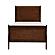 Mayville Twin Bed - Brown Cherry by Homelegance