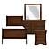Mayville 4Pc Twin Bedroom Set  - Brown Cherry by Homelegance