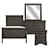 Mayville 4Pc Twin Bedroom Set  - Stained Gray by Homelegance