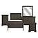 Mayville 5pc Twin Bedroom Set  - Stained Gray by Homelegance