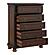 Cumberland 5pc Queen Bedroom Set  - Brown Cherry by Homelegance
