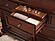 Cumberland Dresser, Hidden Drawer - Brown Cherry by Homelegance