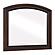 Cumberland Mirror - Brown Cherry by Homelegance