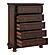 Cumberland Chest - Brown Cherry by Homelegance