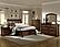 Cumberland Full Sleigh Platform Bed w/Footboard Storage - Brown Cherry by Homelegance