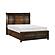 Cumberland Full Sleigh Platform Bed w/Footboard Storage - Brown Cherry by Homelegance