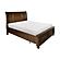 Cumberland Full Sleigh Platform Bed w/Footboard Storage - Brown Cherry by Homelegance