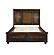 Cumberland California King Sleigh Platform Bed w/Footboard Storage - Brown Cherry by Homelegance