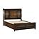 Cumberland California King Sleigh Platform Bed w/Footboard Storage - Brown Cherry by Homelegance