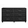 Lorenzi 5pc Queen Bedroom Set  - Black by Homelegance