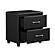 Lorenzi Nightstand - Black by Homelegance