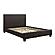 Lorenzi Queen Platform Bed - Dark Brown by Homelegance
