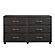 Lorenzi 5pc Queen Bedroom Set - Dark Brown by Homelegance