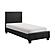 Lorenzi 5pc Twin Bedroom Set  - Black by Homelegance