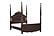 Deryn Park Queen Poster Bed - Cherry  by Homelegance